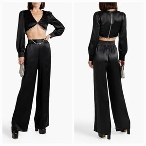 CAMI NYC the Laura Crystal Pant in Black size M NWT